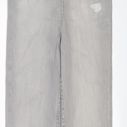 Womens UK Size 6 Marks and Spencer Regular Fit Skinny Grey Jeans