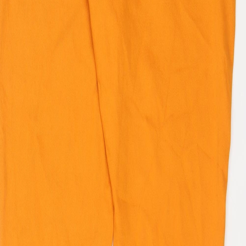 GoColours Womens Orange Cotton Jegging Jeans Size S L28 in Regular