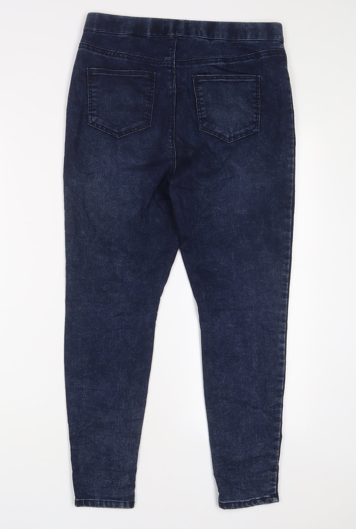 Matalan Womens Blue Cotton Jegging Jeans Size 10 L25 in Regular