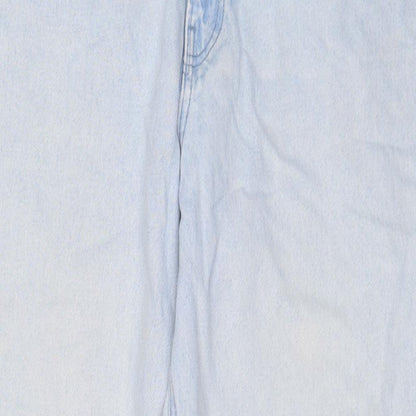 ASOS Womens Blue Cotton Tapered Jeans Size 32 in L32 in Regular Zip