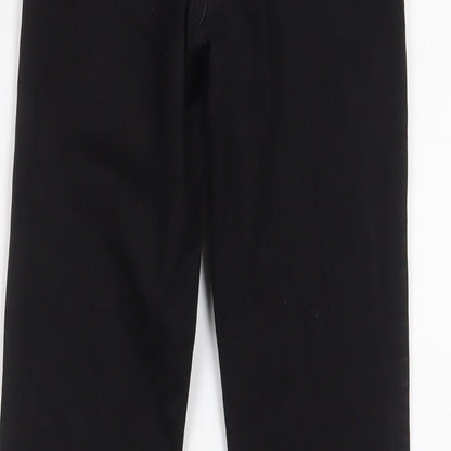 Denim & Co. Womens Black Cotton Skinny Jeans Size 8 L28 in Regular Zip