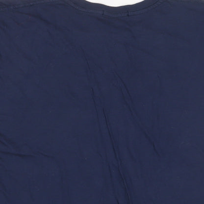 Womens UK Size S PRETTYLITTLETHING Blue Basic T-Shirt