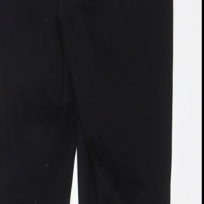 Topshop Womens Black Cotton Skinny Jeans Size 30 in L34 in Regular Zip