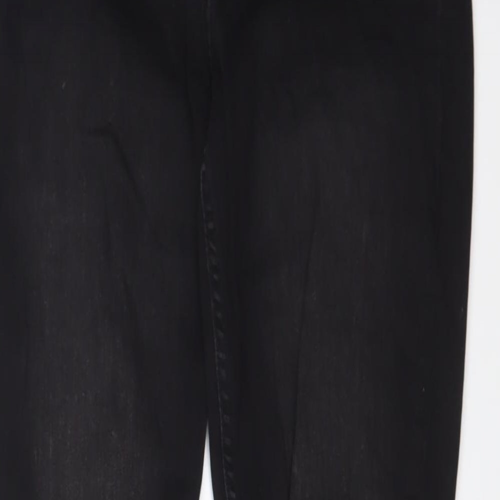 Womens UK Size 10 H&M Regular Fit Skinny Black Jeans