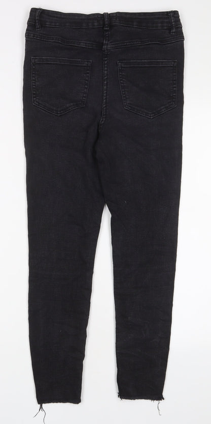 Womens UK Size 12 Papaya Regular Fit Skinny Grey Jeans