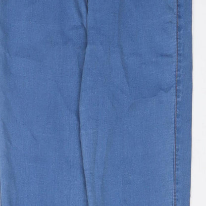 Denim & Co. Womens Blue Cotton Jegging Jeans Size 10 L29 in Regular