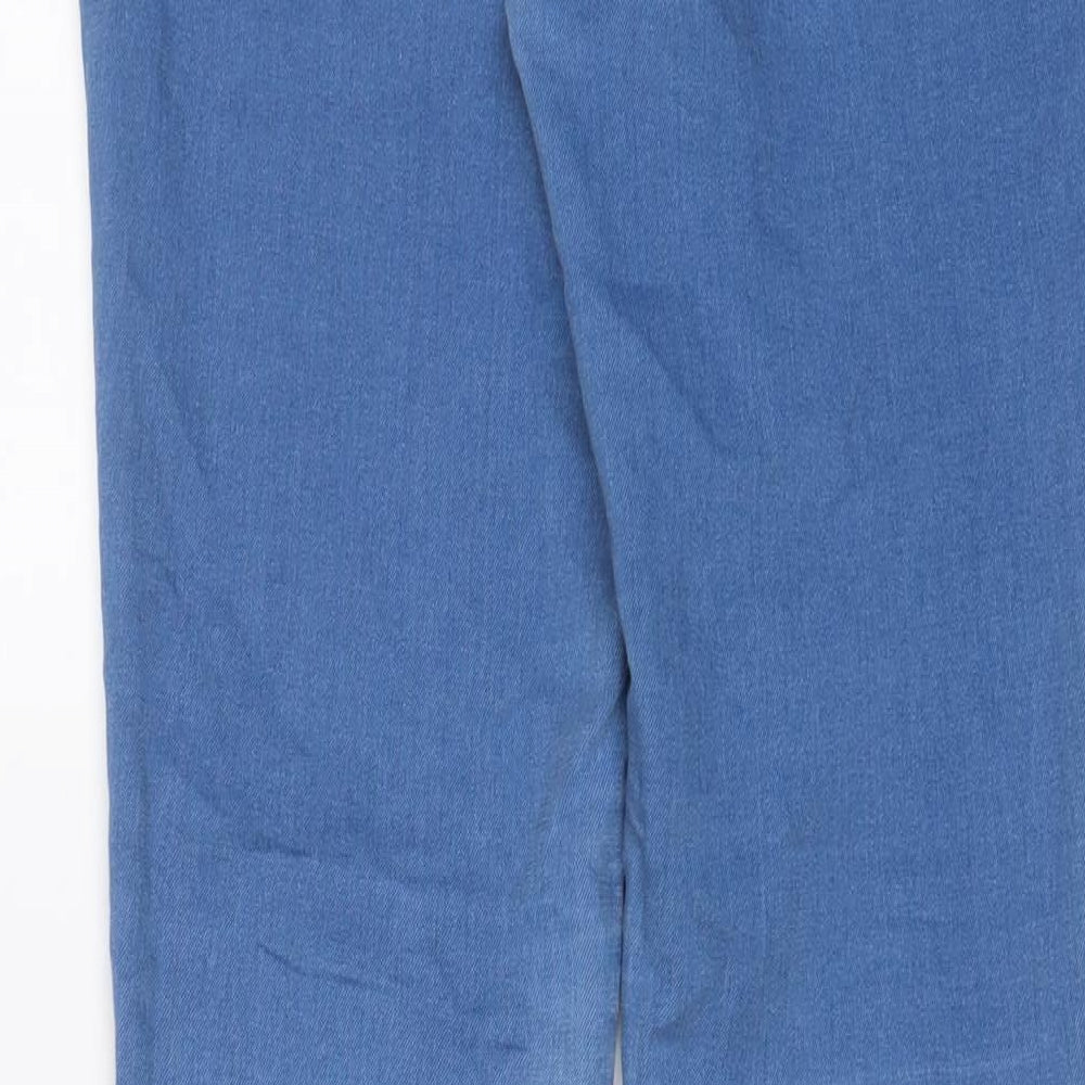 Denim & Co. Womens Blue Cotton Jegging Jeans Size 10 L29 in Regular
