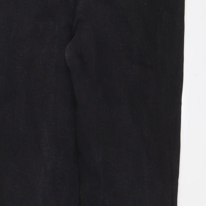 Denim & Co. Womens Grey Cotton Skinny Jeans Size 14 L28 in Regular Zip