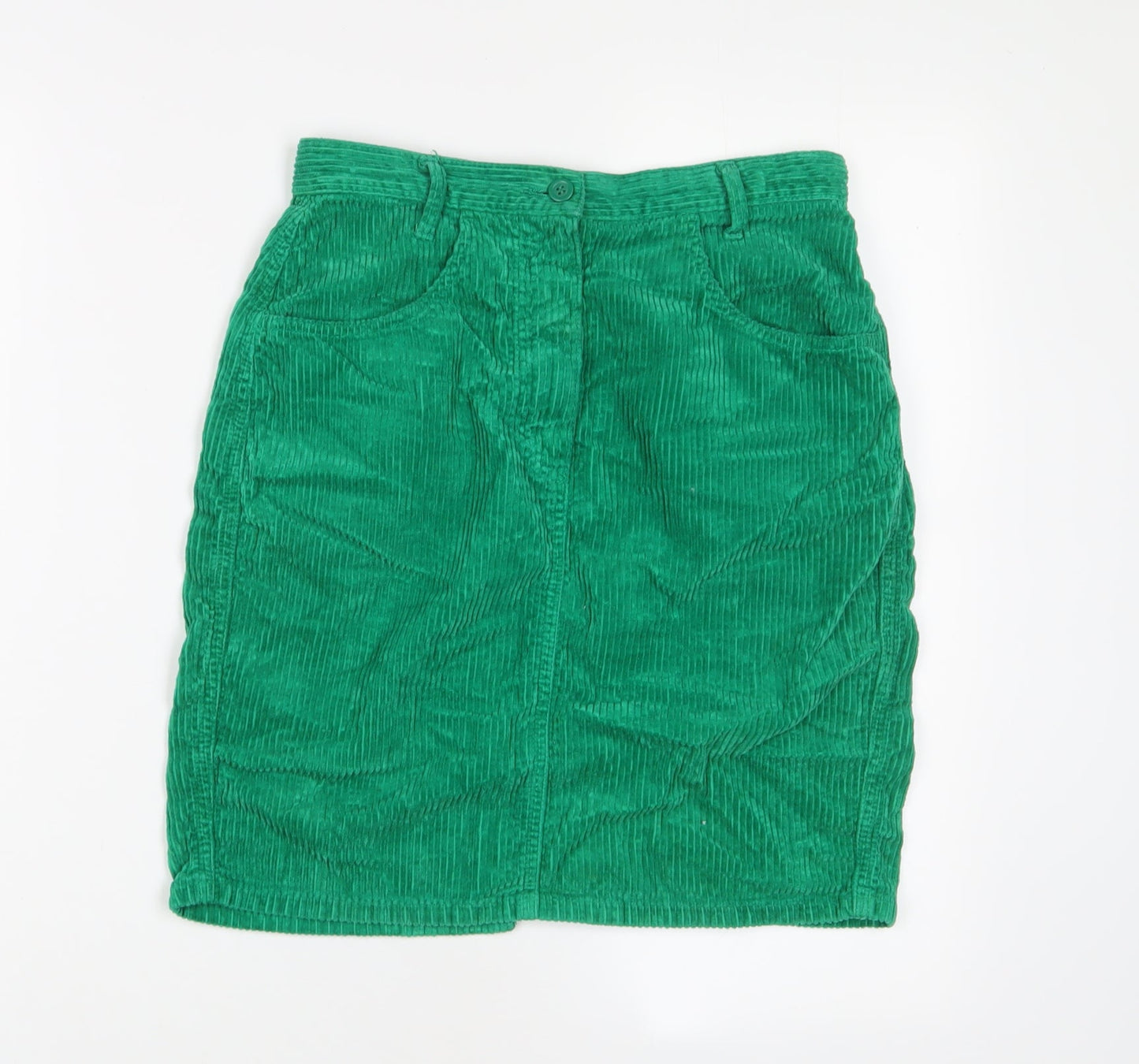 Womens UK Size 26 in United Colors of Benetton A-Line Corduroy Skirt