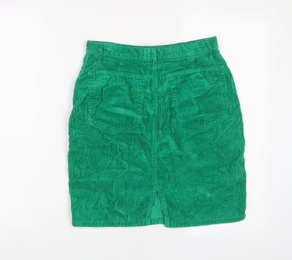 Womens UK Size 26 in United Colors of Benetton A-Line Corduroy Skirt
