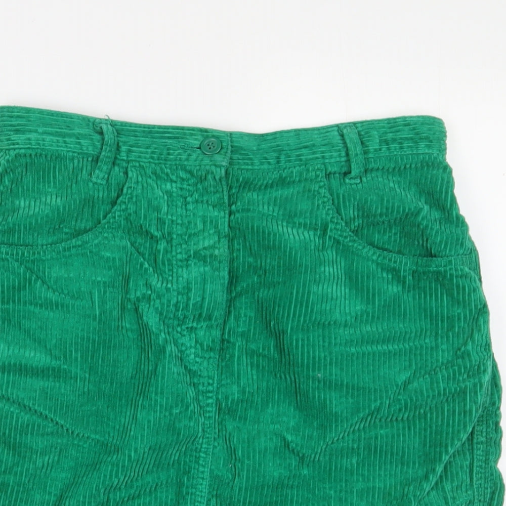 Womens UK Size 26 in United Colors of Benetton A-Line Corduroy Skirt