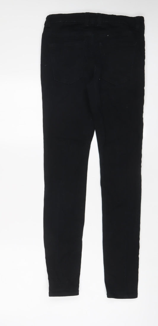 Denim & Co. Mens Black Cotton Skinny Jeans Size 28 in L32 in Regular Zip