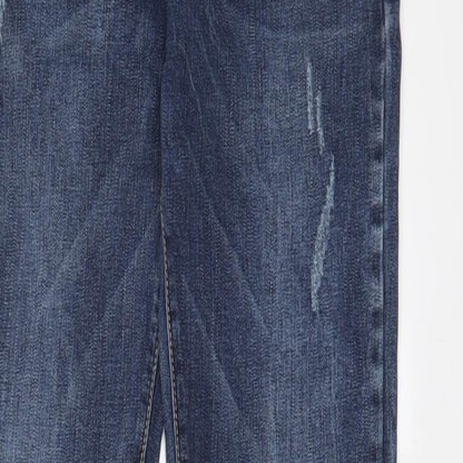 Always Jeans Womens Blue Cotton Skinny Jeans Size 30 in L30 in Regular Zip