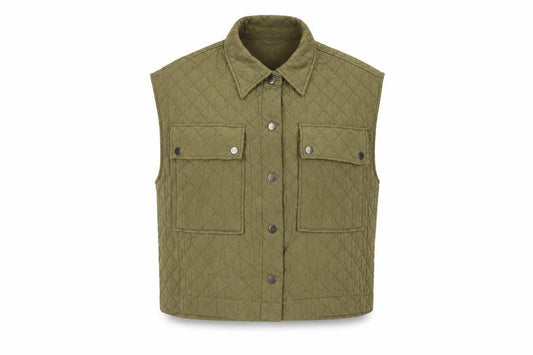 Womens UK Size S Zara Green Gilet