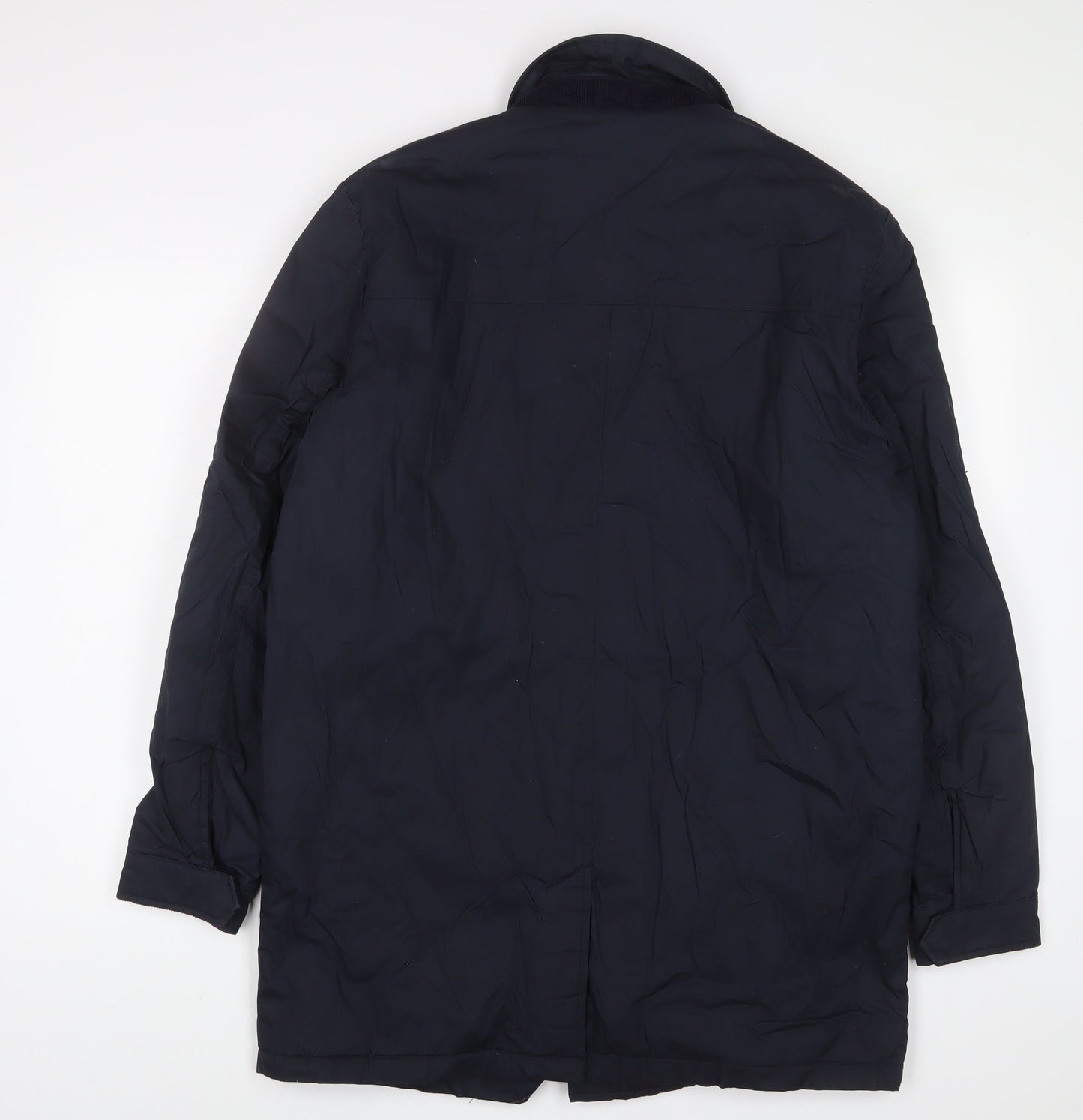 (un) bias Mens Blue Jacket Coat Size S Zip - Pockets