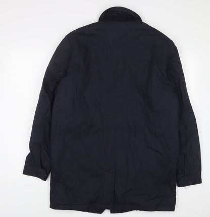 (un) bias Mens Blue Jacket Coat Size S Zip - Pockets