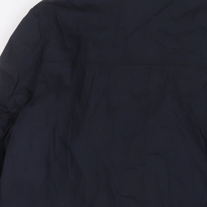 (un) bias Mens Blue Jacket Coat Size S Zip - Pockets
