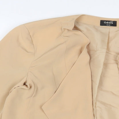 Womens UK Size 10 Oasis Beige Jacket