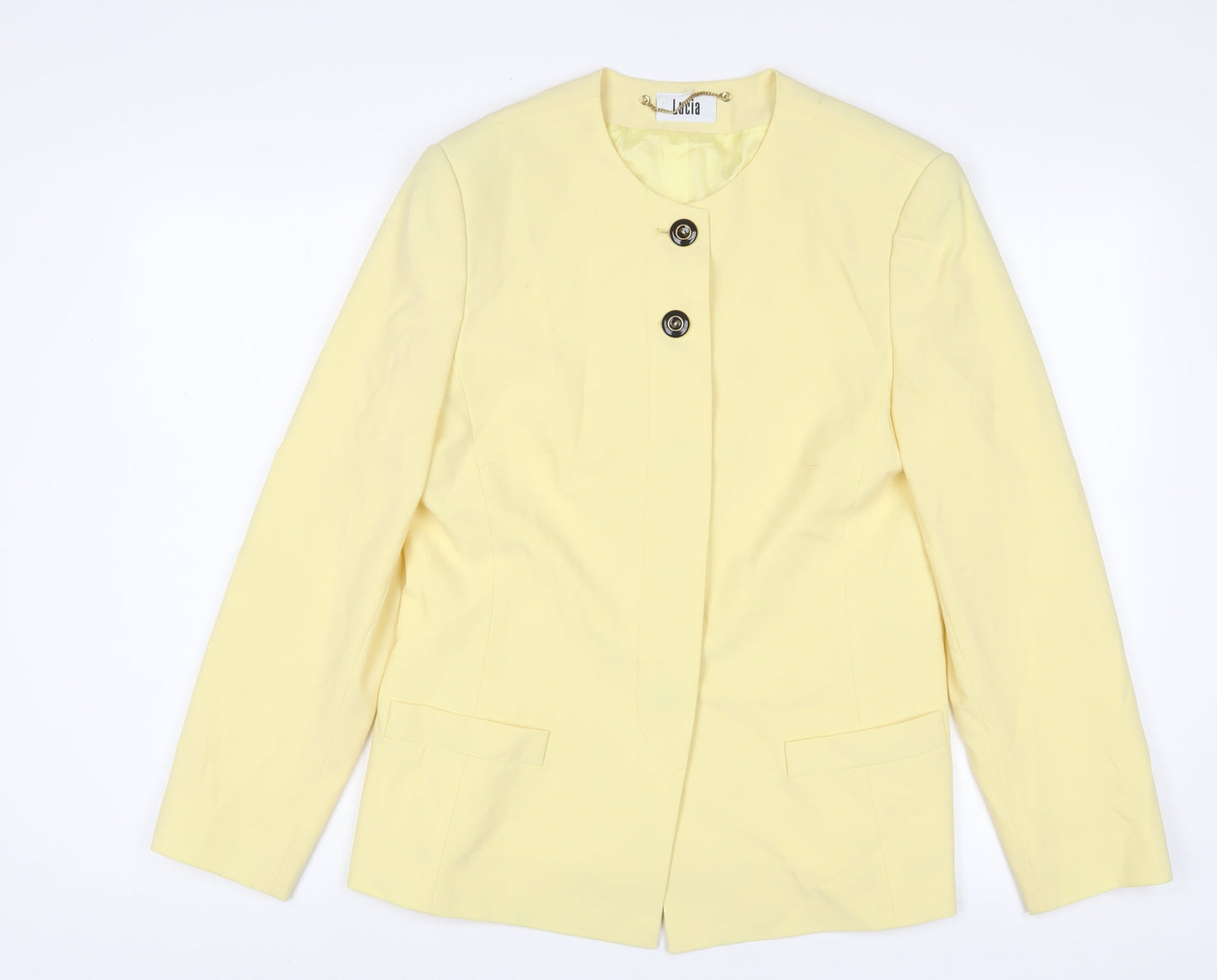 Womens UK Size 10 LUCIA Yellow Jacket