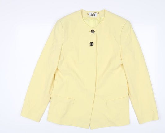 Womens UK Size 10 LUCIA Yellow Jacket