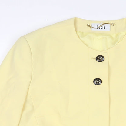 Womens UK Size 10 LUCIA Yellow Jacket