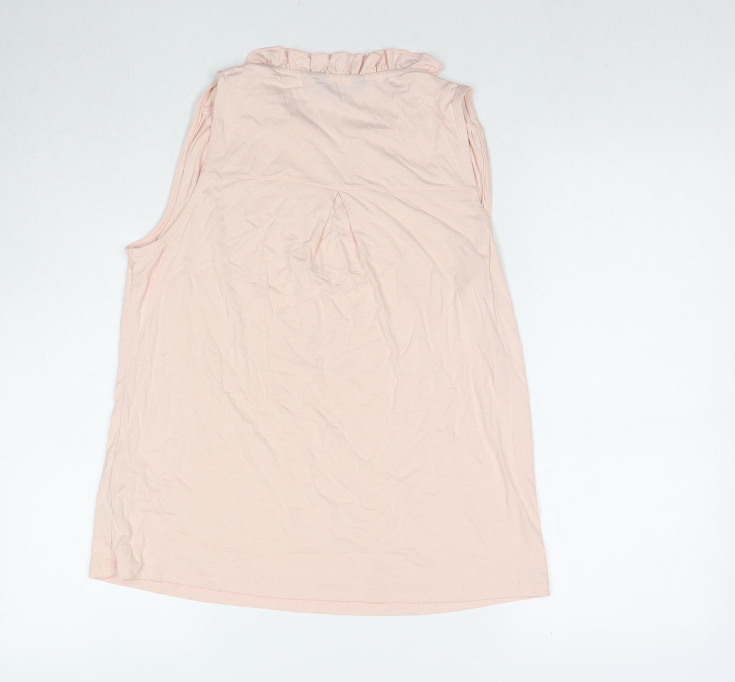Womens UK Size 14 Dorothy Perkins Beige Basic Tank