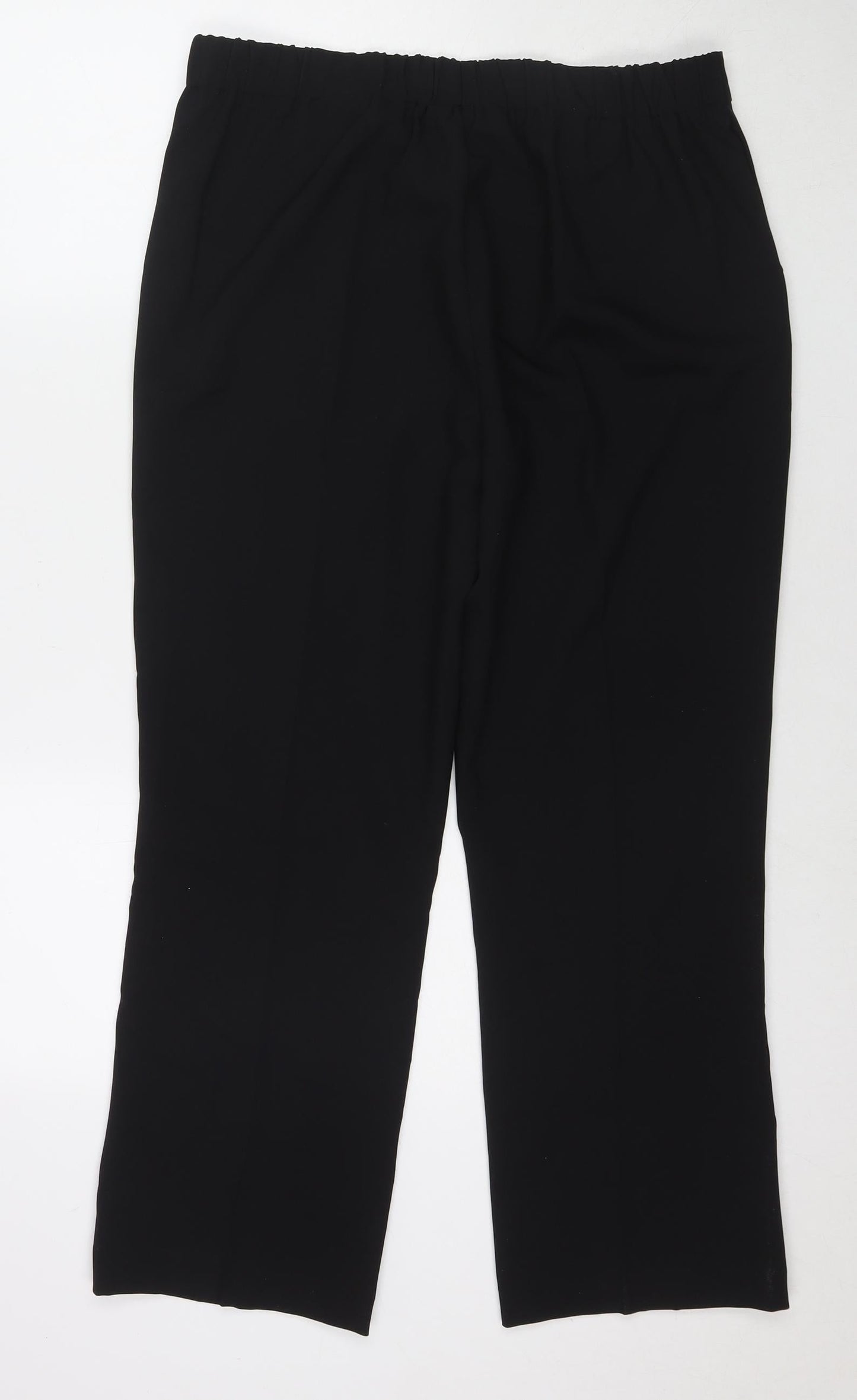 Womens UK Size 14 Bonmarché Regular Fit  Black Trousers