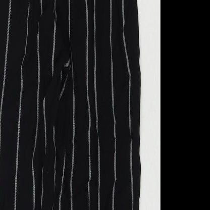Womens UK Size 8 PRETTYLITTLETHING Regular Fit  Black Trousers