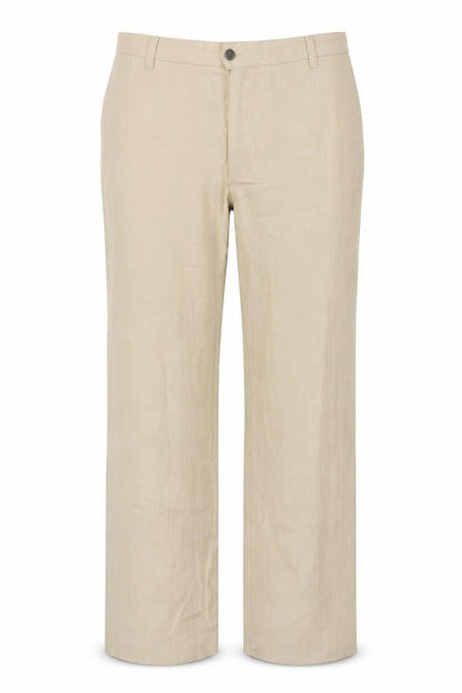 Jonny Q Womens Beige Cotton Trousers Size 18 L28 in Regular Zip