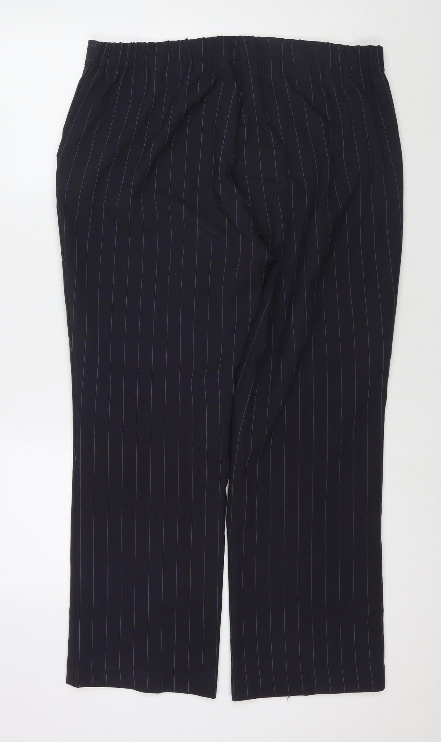 Womens UK Size 14 Bonmarché Regular Fit  Blue Trousers