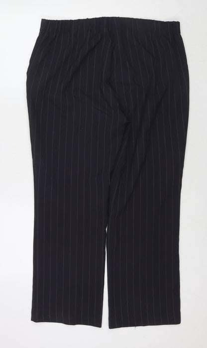 Womens UK Size 14 Bonmarché Regular Fit  Blue Trousers