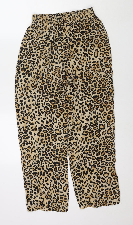 Womens UK Size 6 Topshop Regular Fit Harem Beige Trousers