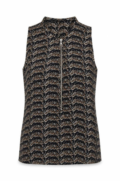 Womens UK Size XS The Kooples Black Basic Tank