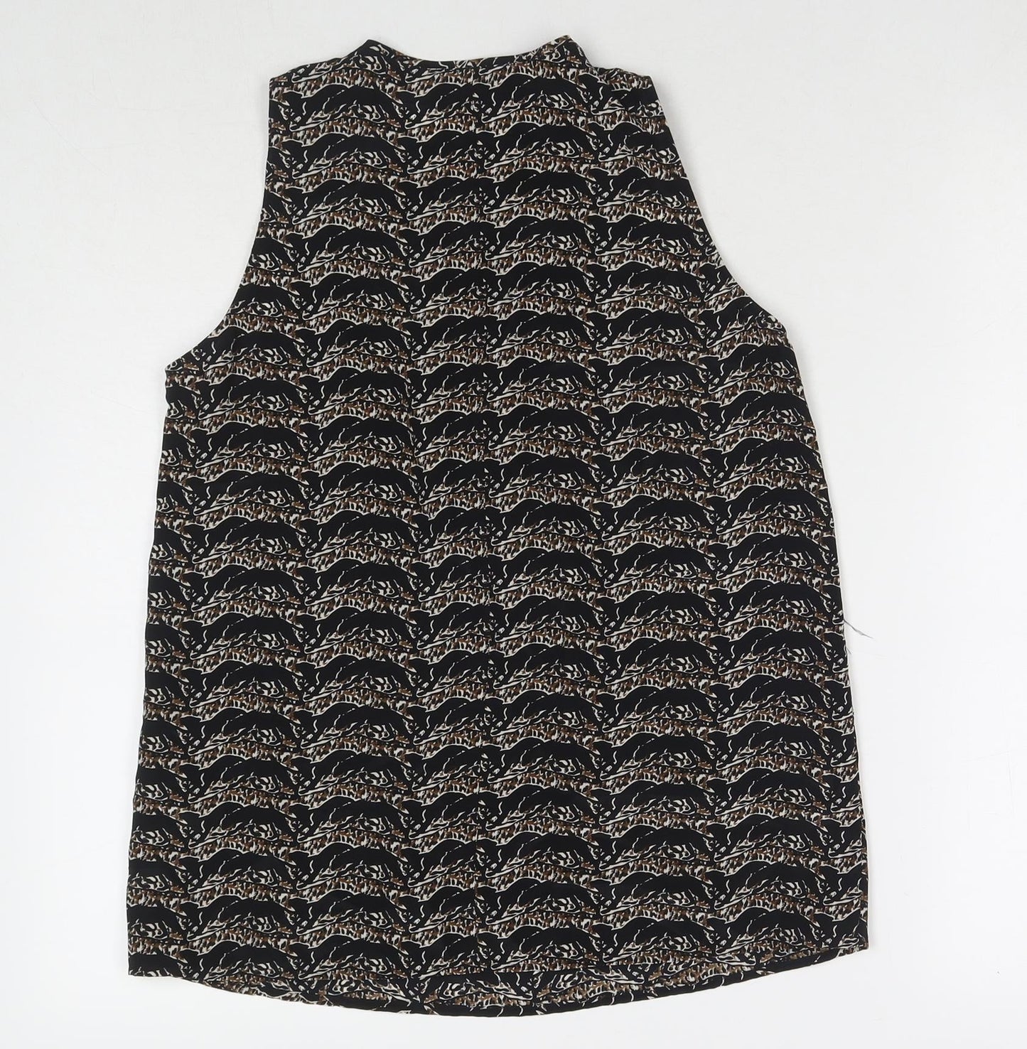 Womens UK Size XS The Kooples Black Basic Tank