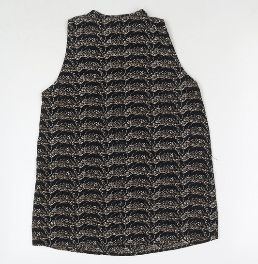 Womens UK Size XS The Kooples Black Basic Tank