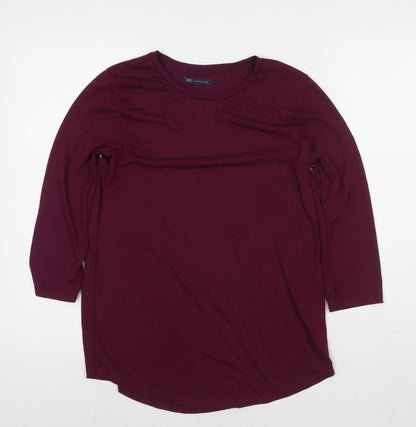 Womens UK Size 8 Marks and Spencer Purple Jersey T-Shirt