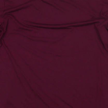 Womens UK Size 8 Marks and Spencer Purple Jersey T-Shirt