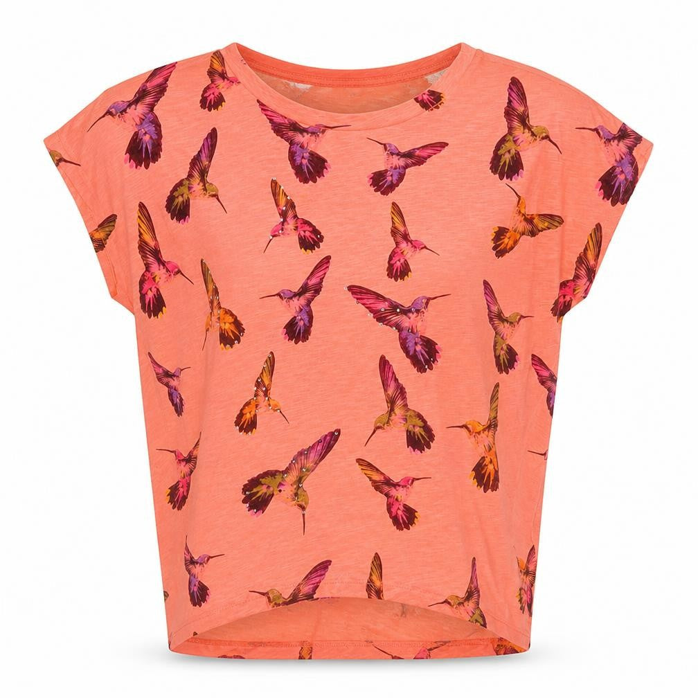 Womens UK Size S QED London Pink Basic T-Shirt