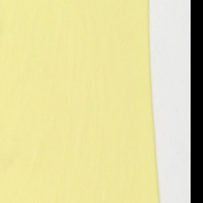 I SAW IT FIRST Womens Yellow Polyester Bodycon Size 8 Round Neck Pullover
