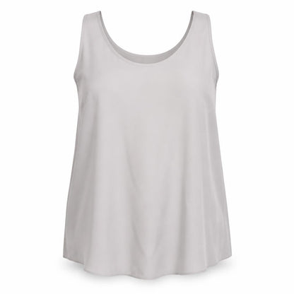 Womens UK Size 18 Arcadia Grey Basic Tank