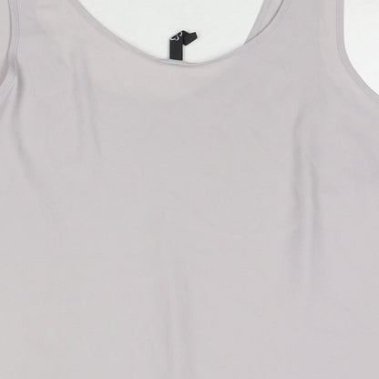 Womens UK Size 18 Arcadia Grey Basic Tank