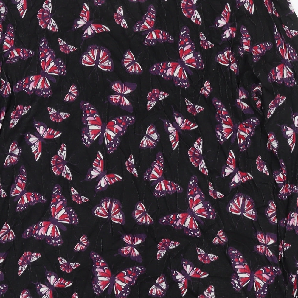 Womens UK Size 14 Be You Black Cape Jumper
