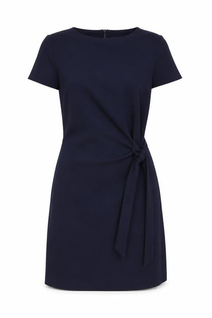 Phase Eight Womens Blue Polyester A-Line Size 12 Round Neck Zip
