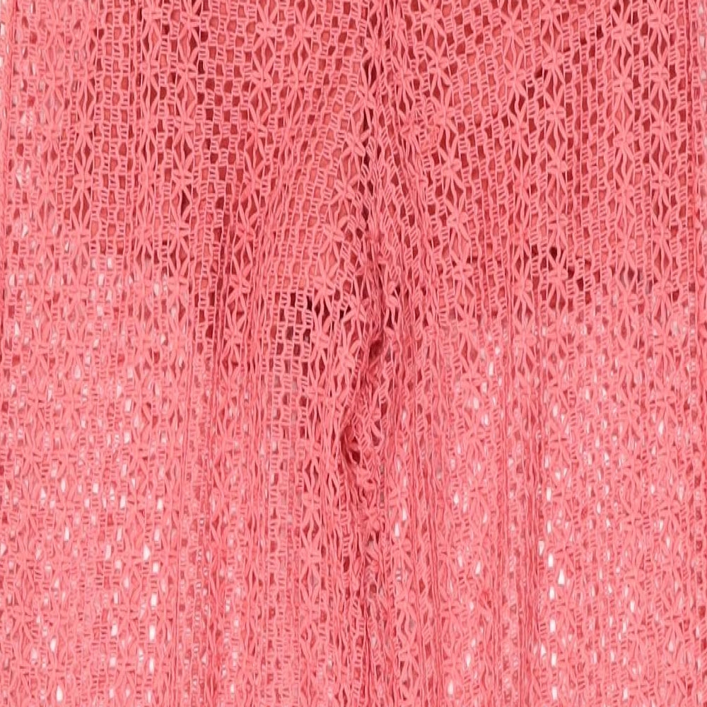 Womens UK Size S Zara Regular Fit  Pink Trousers