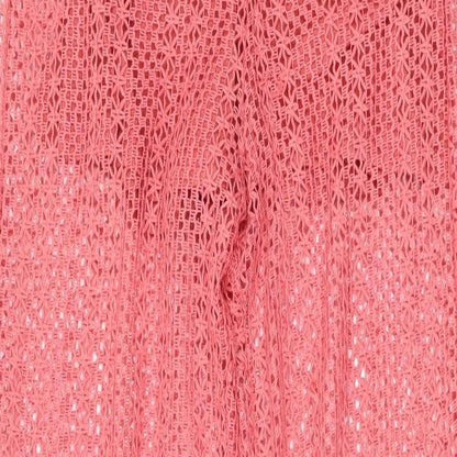 Womens UK Size S Zara Regular Fit  Pink Trousers