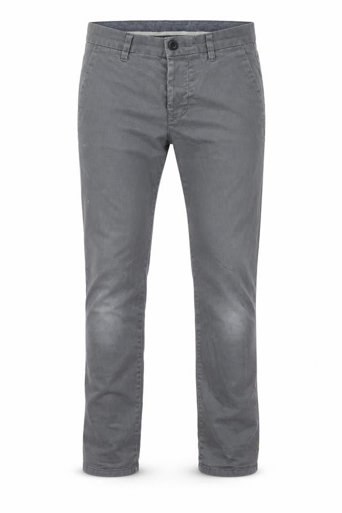 Mens UK Size 28 in NEXT Regular Fit Chino Grey Trousers