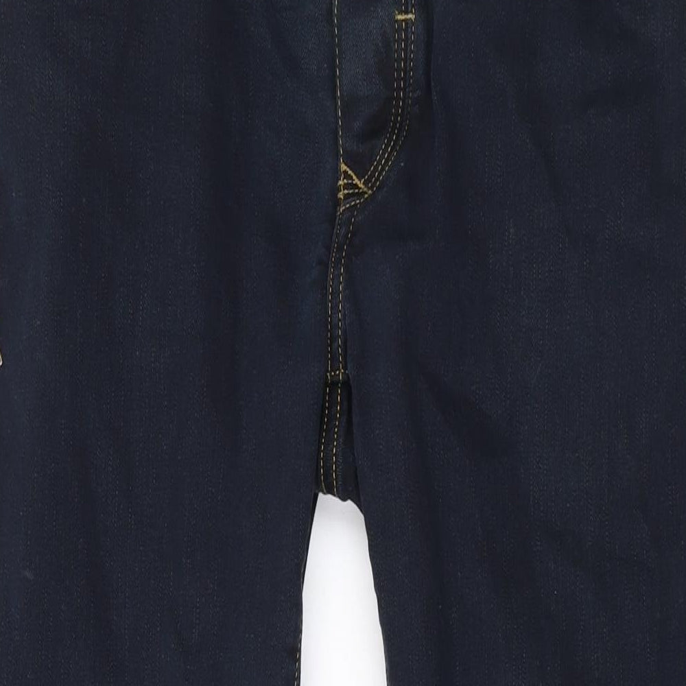 Mens UK Size 28 in River Island Regular Fit Straight Blue Jeans