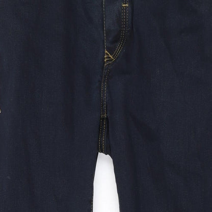 Mens UK Size 28 in River Island Regular Fit Straight Blue Jeans