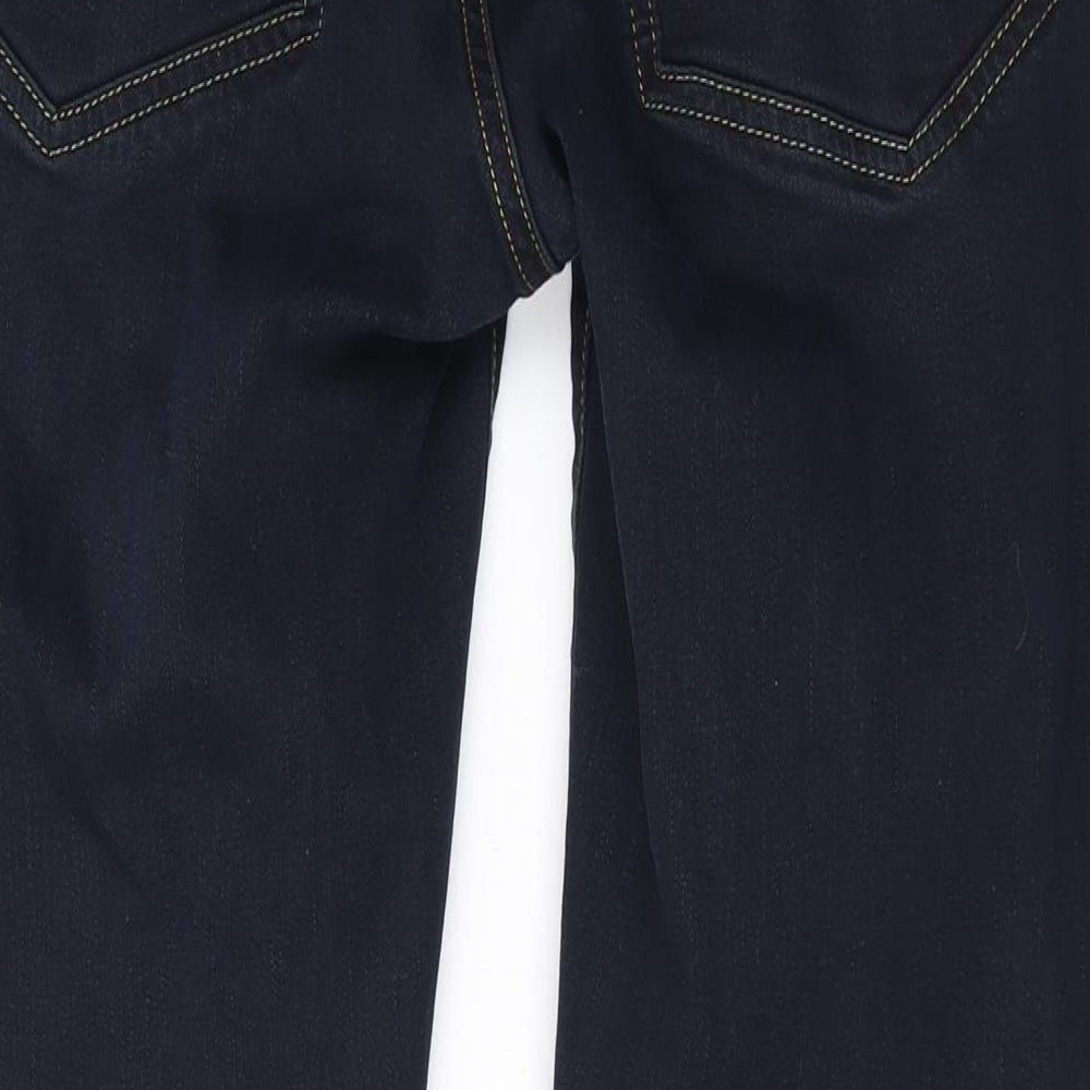 Mens UK Size 28 in River Island Regular Fit Straight Blue Jeans