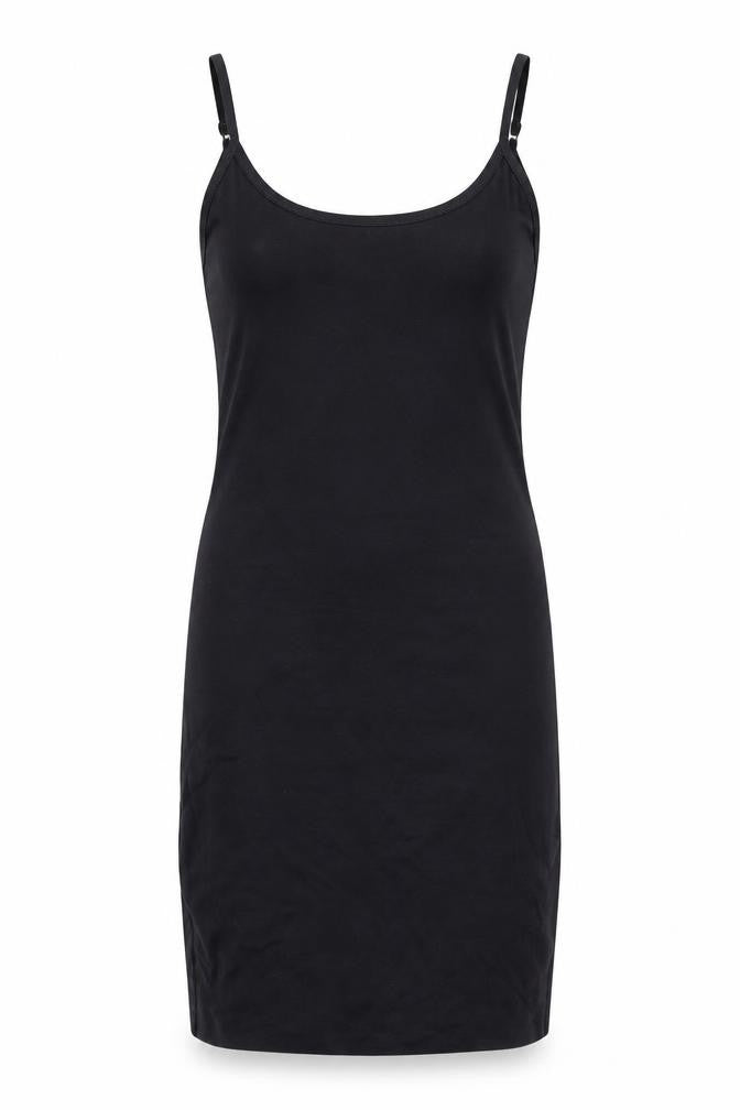Debenhams Womens Black Polyamide Bodycon Size 12 Scoop Neck Pullover - Slip